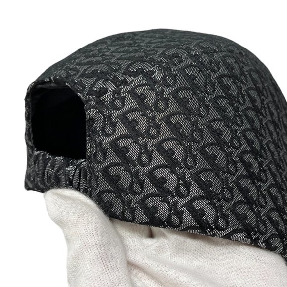Christian Dior Vintage Trotter Monogram Cap #57 Silver Glitter Polyester[102026] main image 10